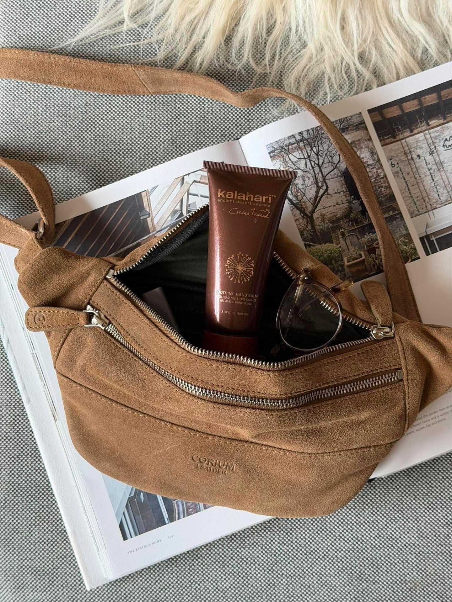 Bumbag Veloursleder