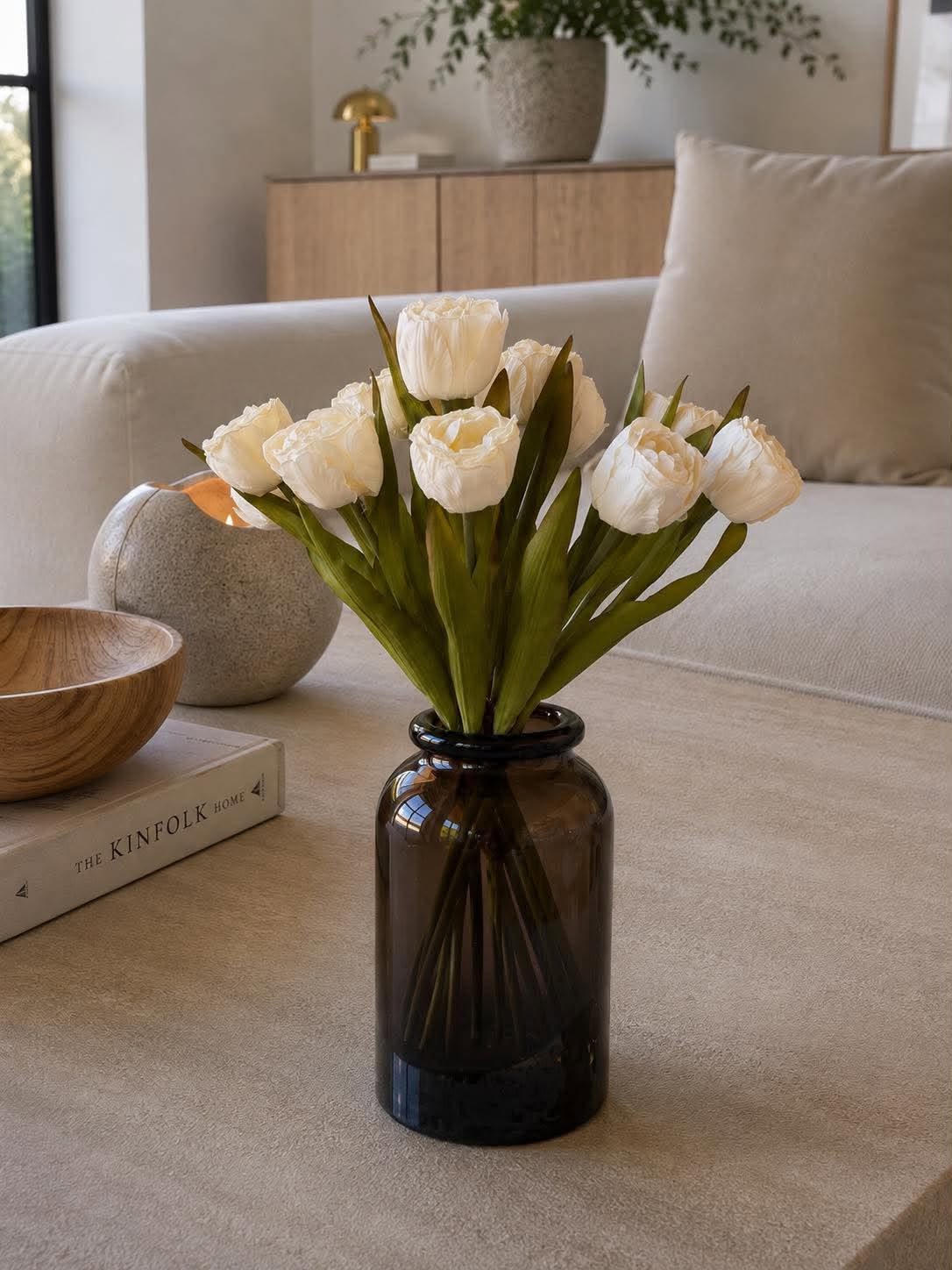 Strauß Seiden-Tulpe - Creme