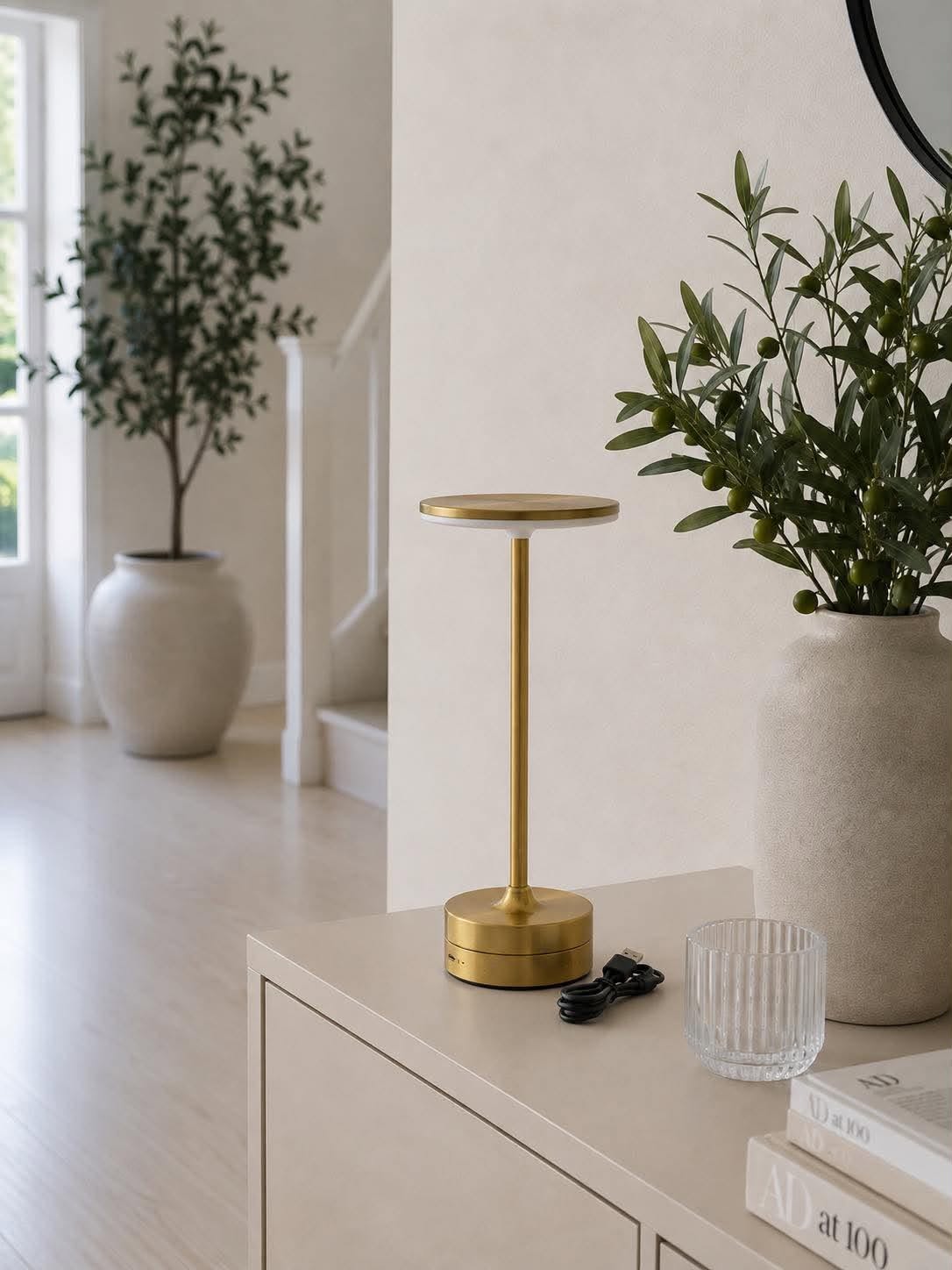 LED-Tischlampe wiederaufladbar – Lux Golden