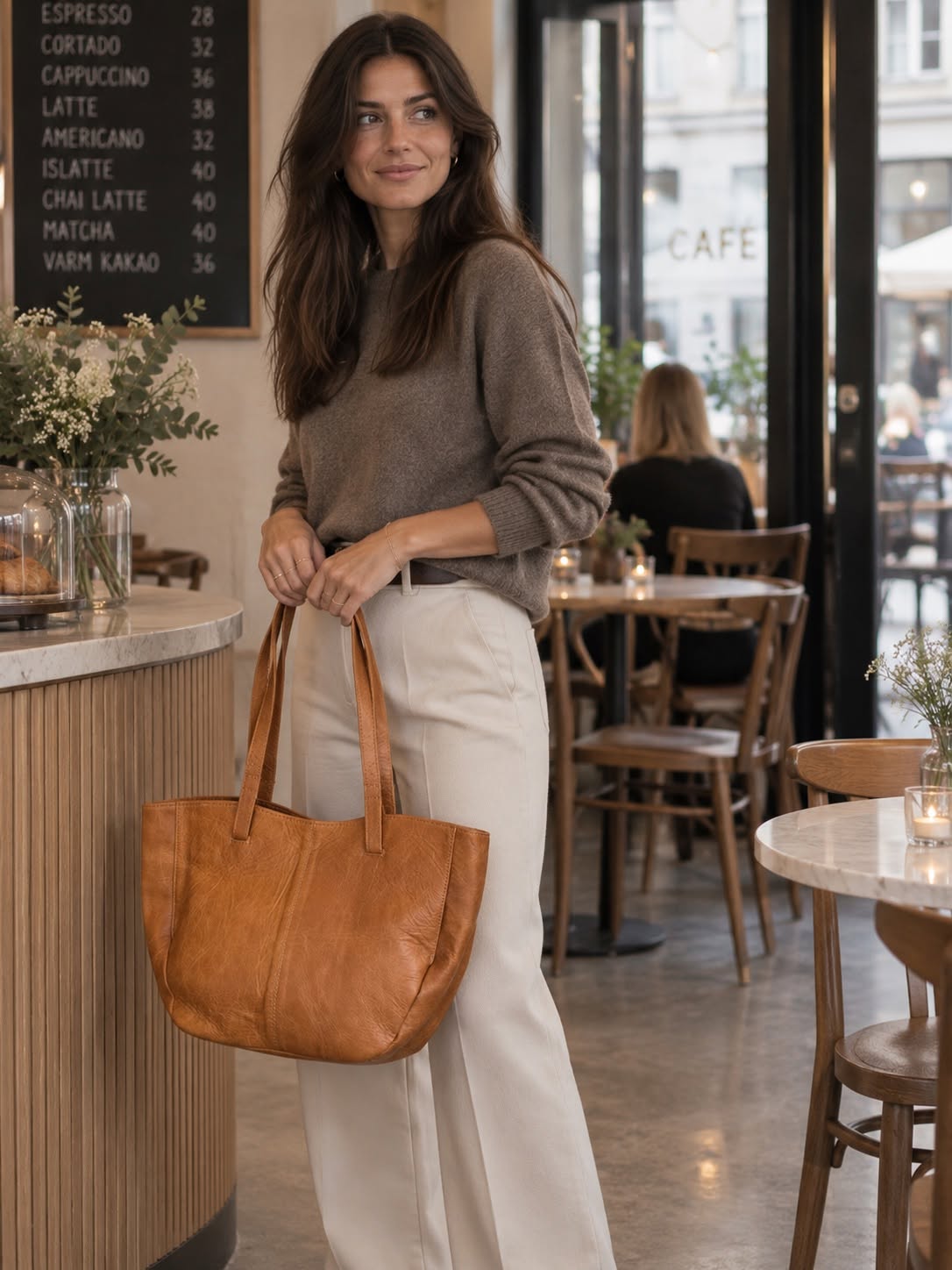 Shopper Erina cognac
