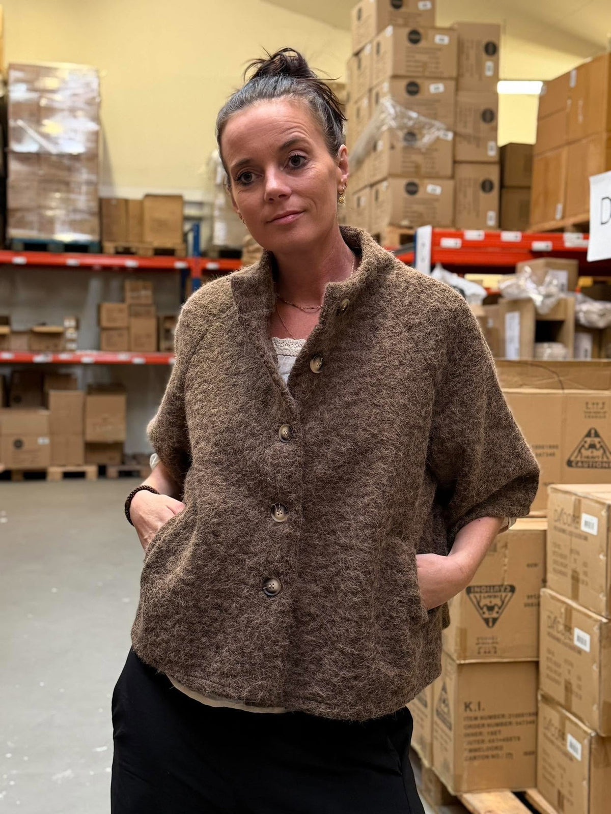 Jacke Riviera Marrone