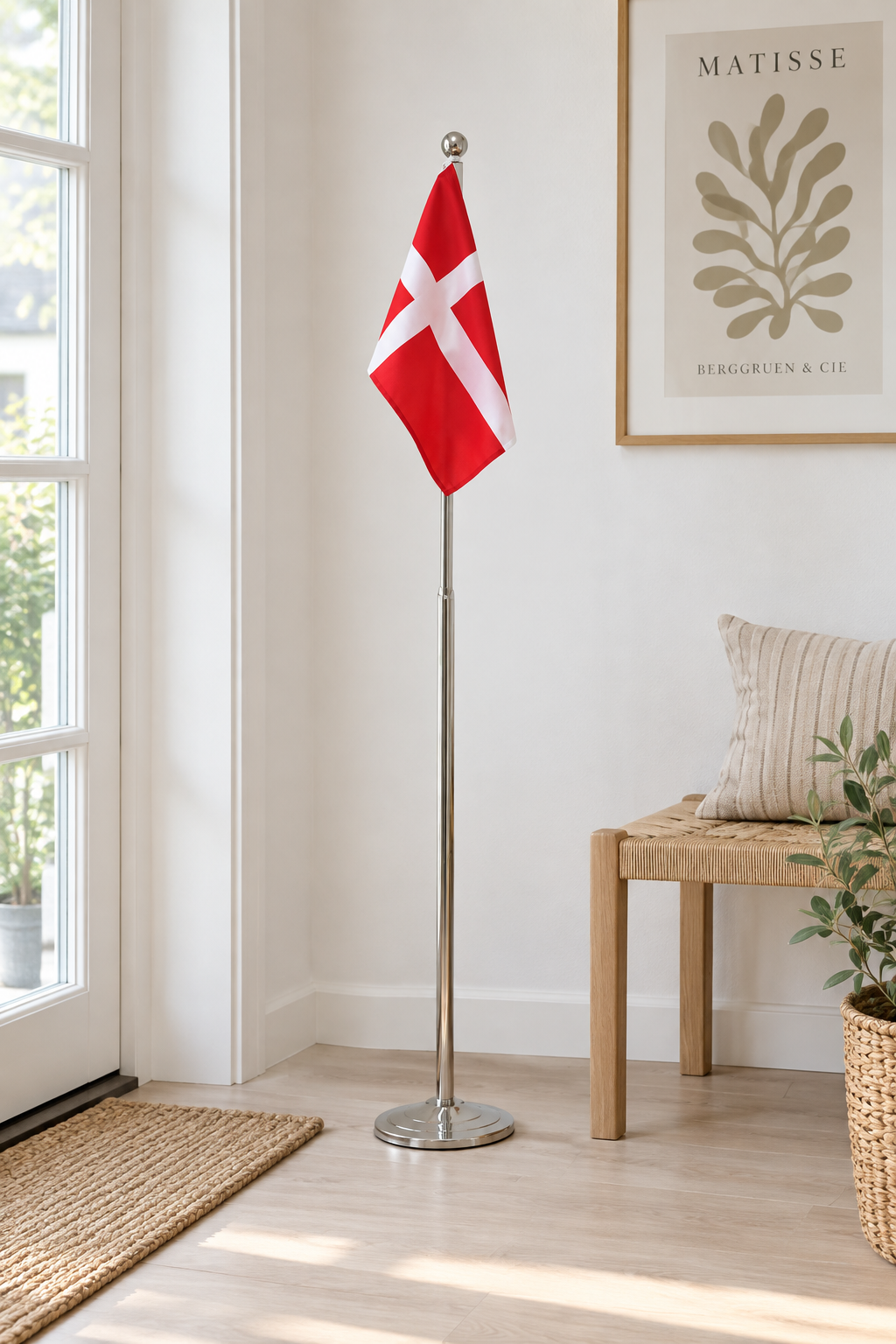 Flag Dannebrog - Gr. 108-192 cm