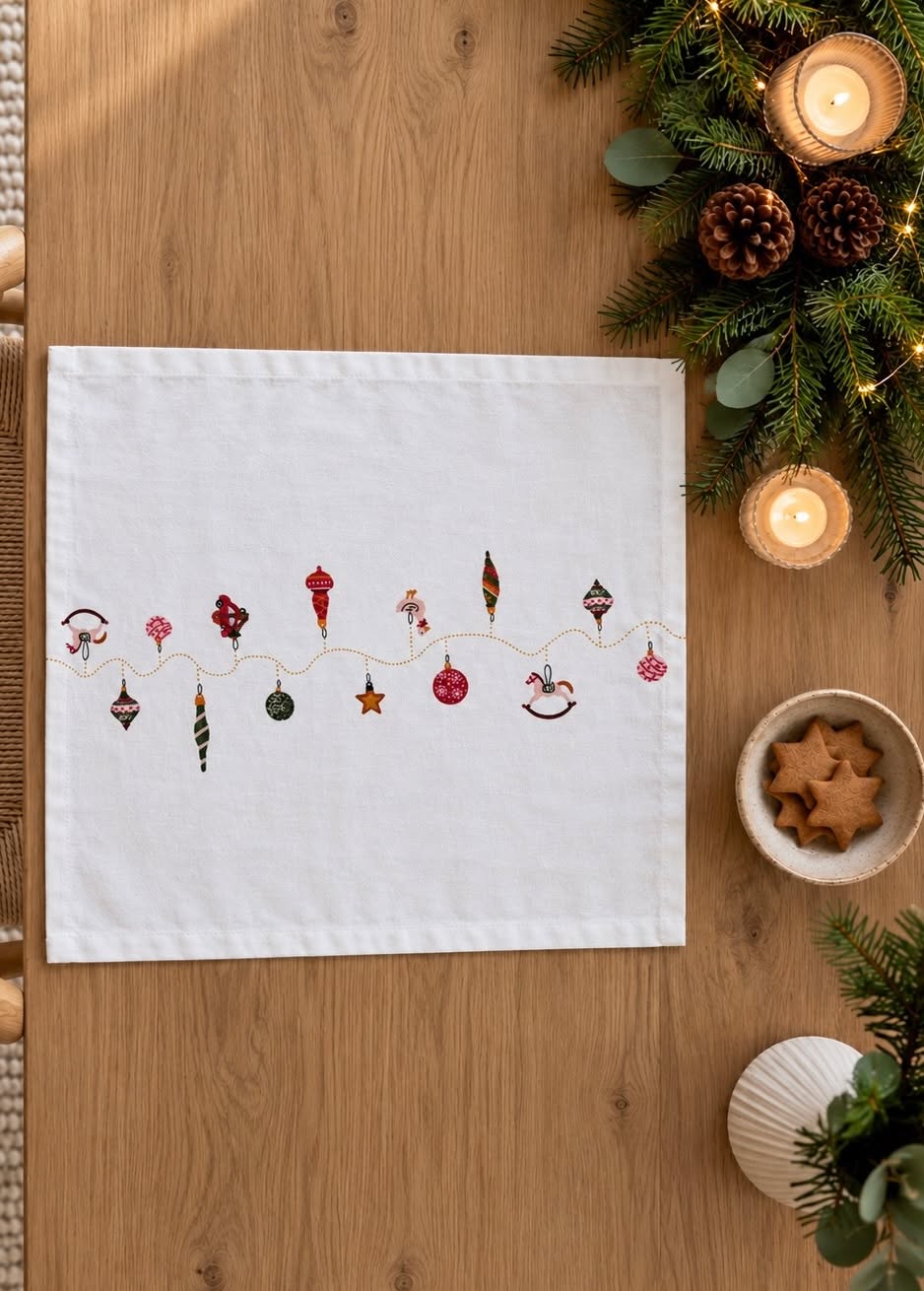 Mundservietten Weihnachten - 4 Stk