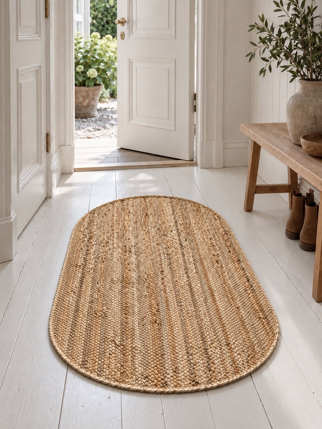 Teppich aus Jute