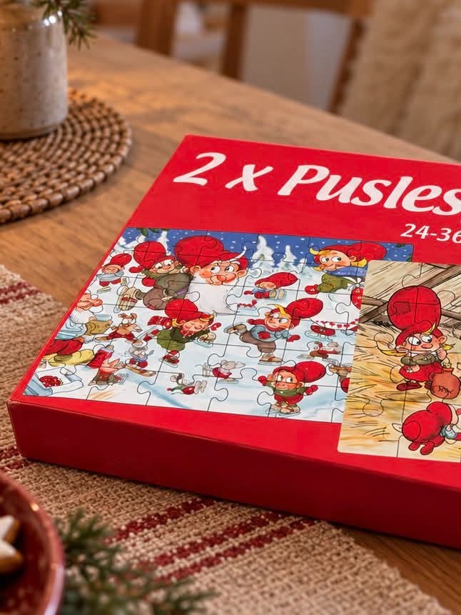 Box mit 2 Puzzles – Weihnachtsthema