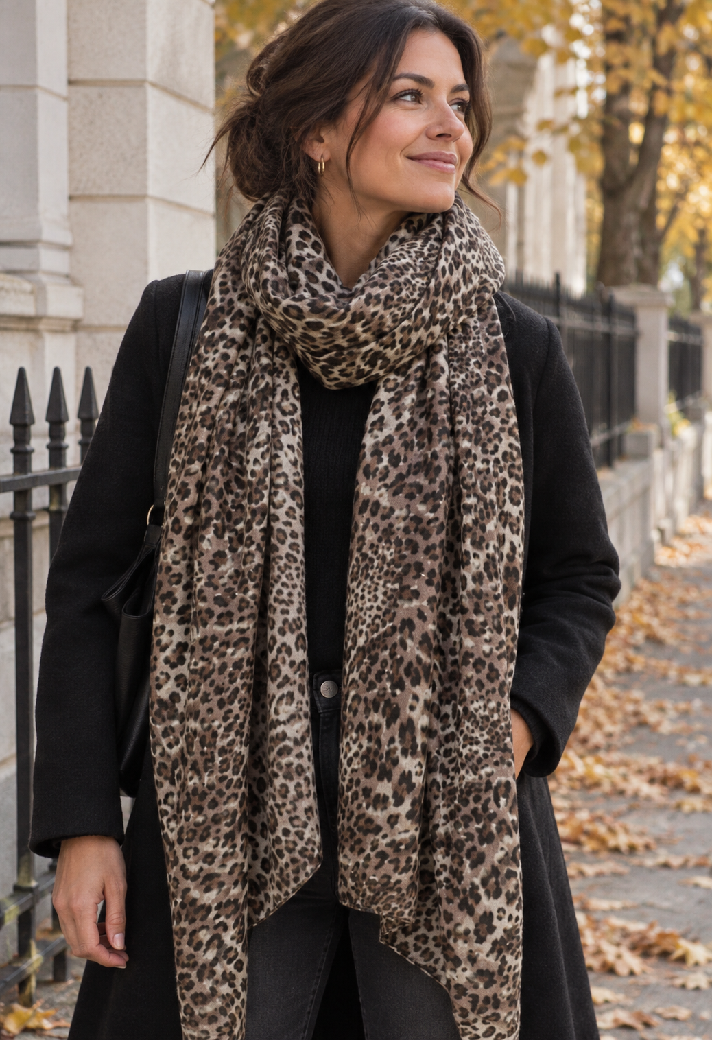 Schal Leo - Beige