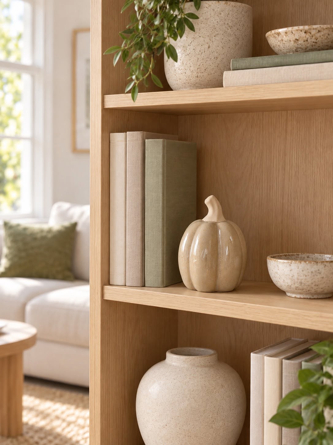 Kürbis Keramik – Beige
