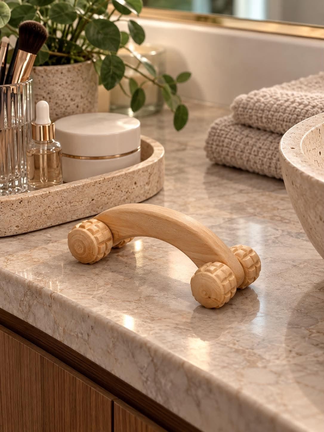 Massagerolle – Holz