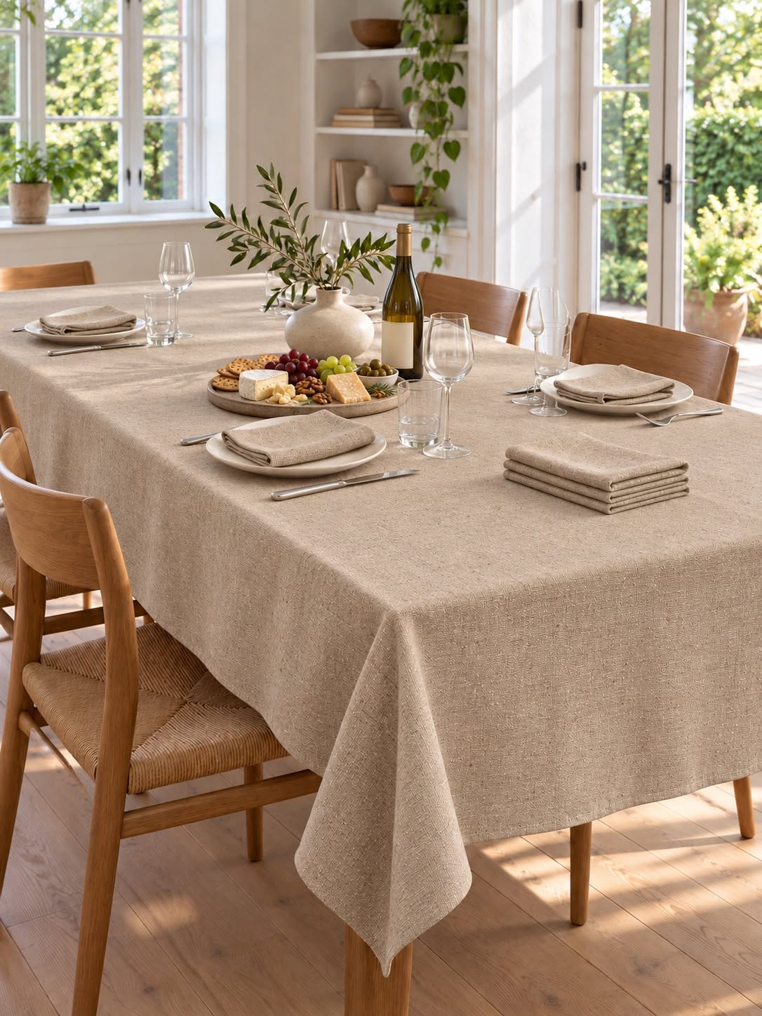 Mundservietter 4 stk - Beige