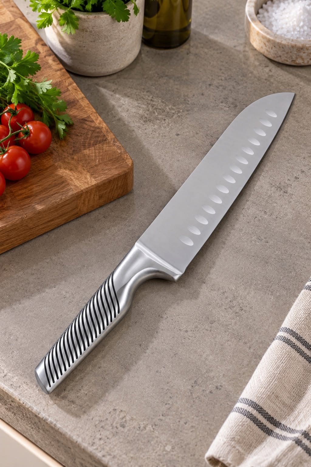 Santoku-Messer SAIKA – Edelstahl
