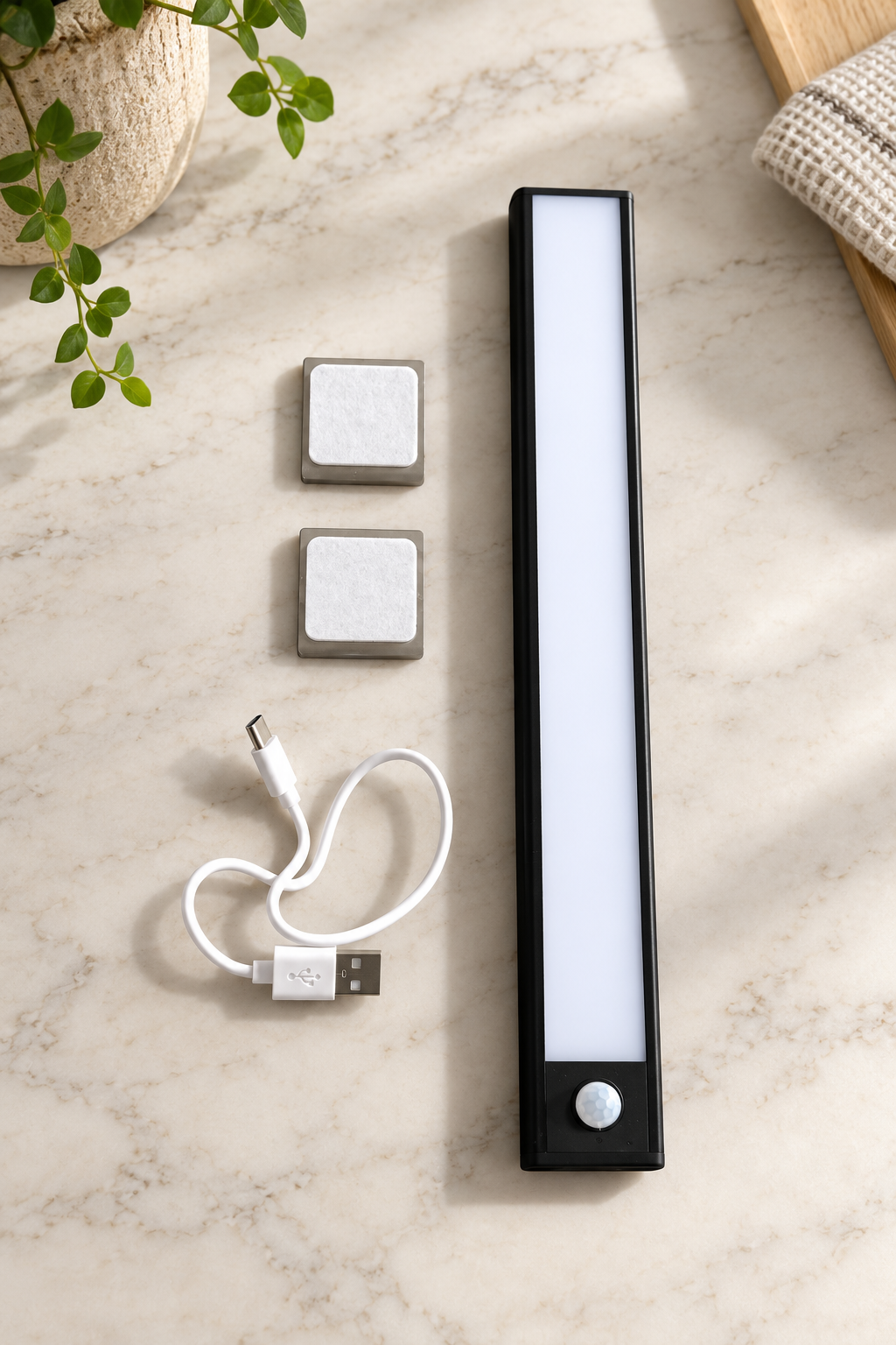 LED-Schrankleuchte mit Sensor - Magnetaufhängung
