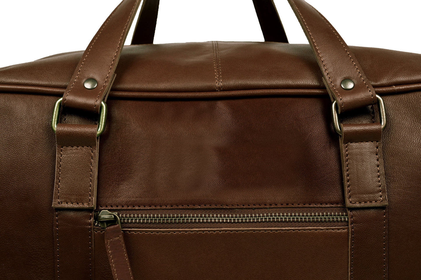 Weekender-Tasche Faust - Dark cognac