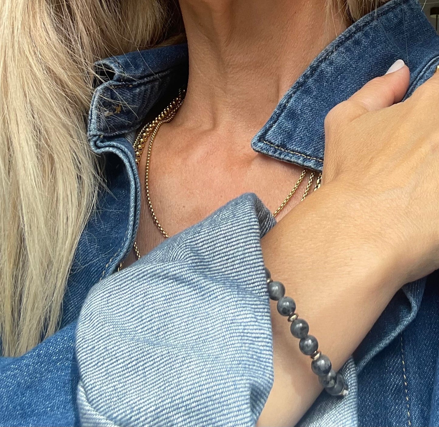 Armband Mollie – Black stone