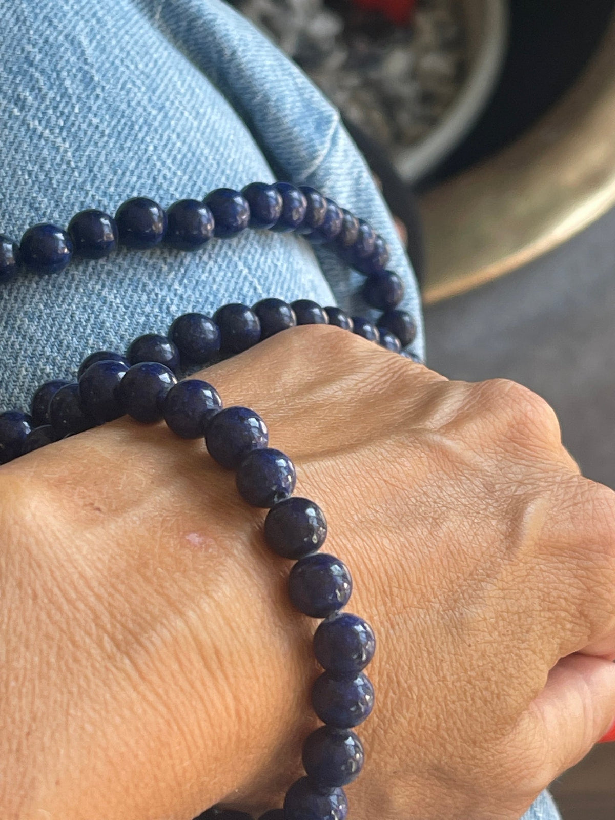 Halskette Mary Navy