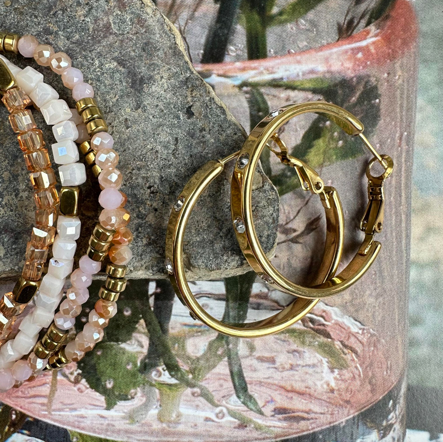 Ohrringe Mindy 18K vergoldet
