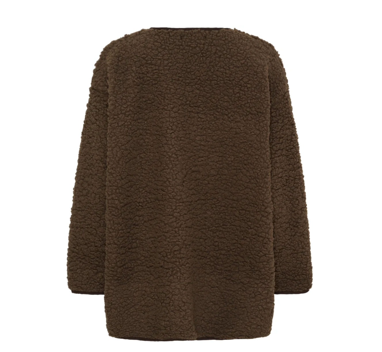 Jacke Lucile Brown Teddy