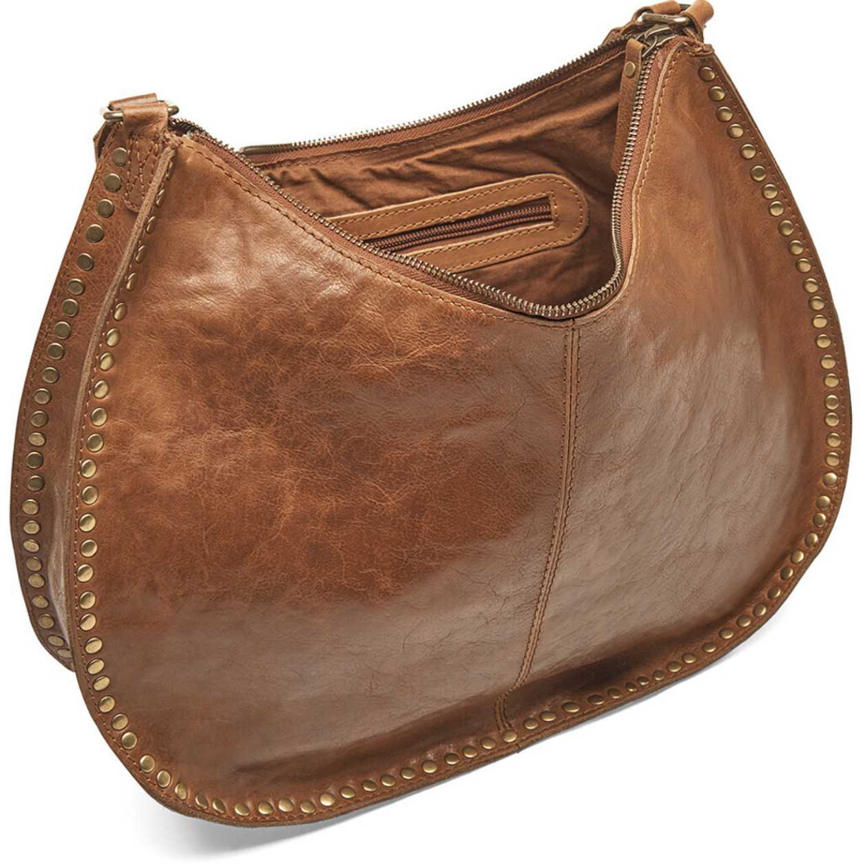 Schultertasche Celia Cognac