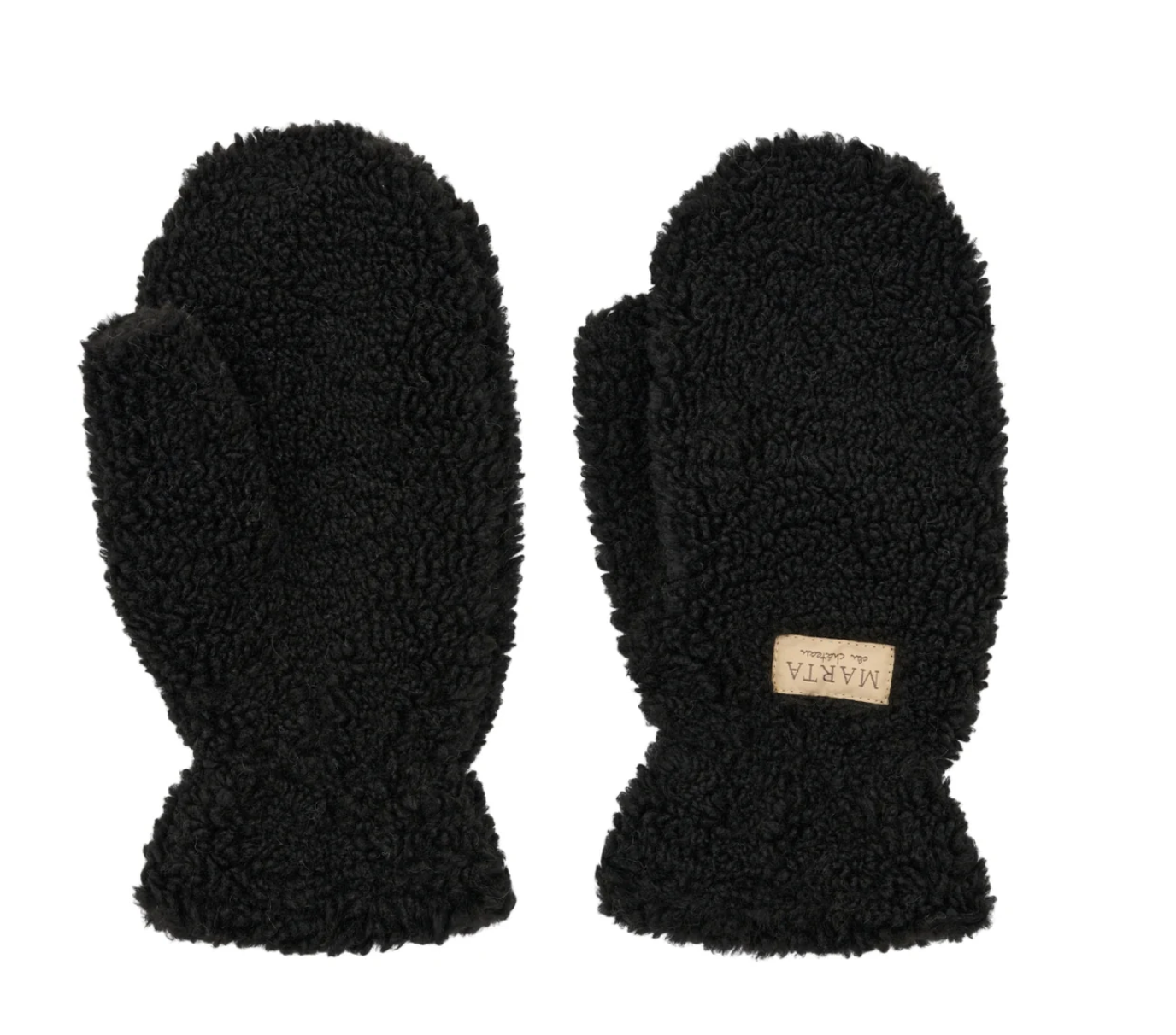 Fäustlinge Marta - Black teddy
