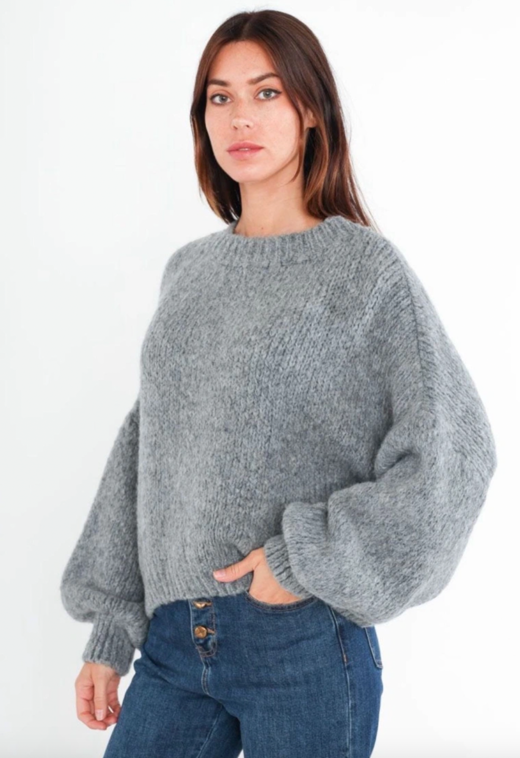 Strick SANDY - Grey