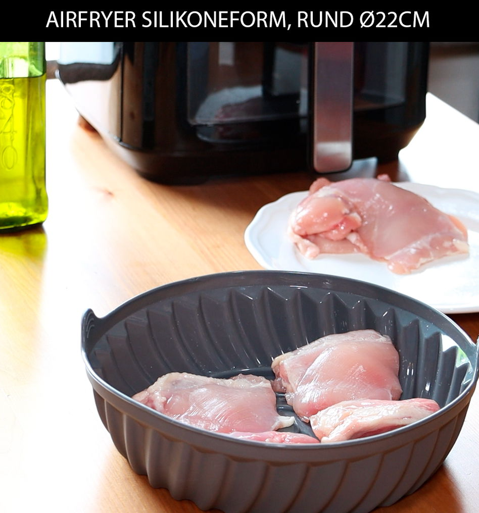 Airfryer Silikonform - Ø22 cm
