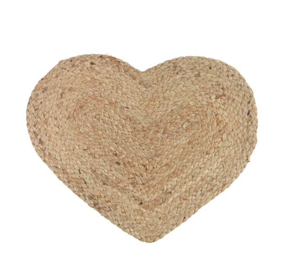 Jute-Platzset - Herz