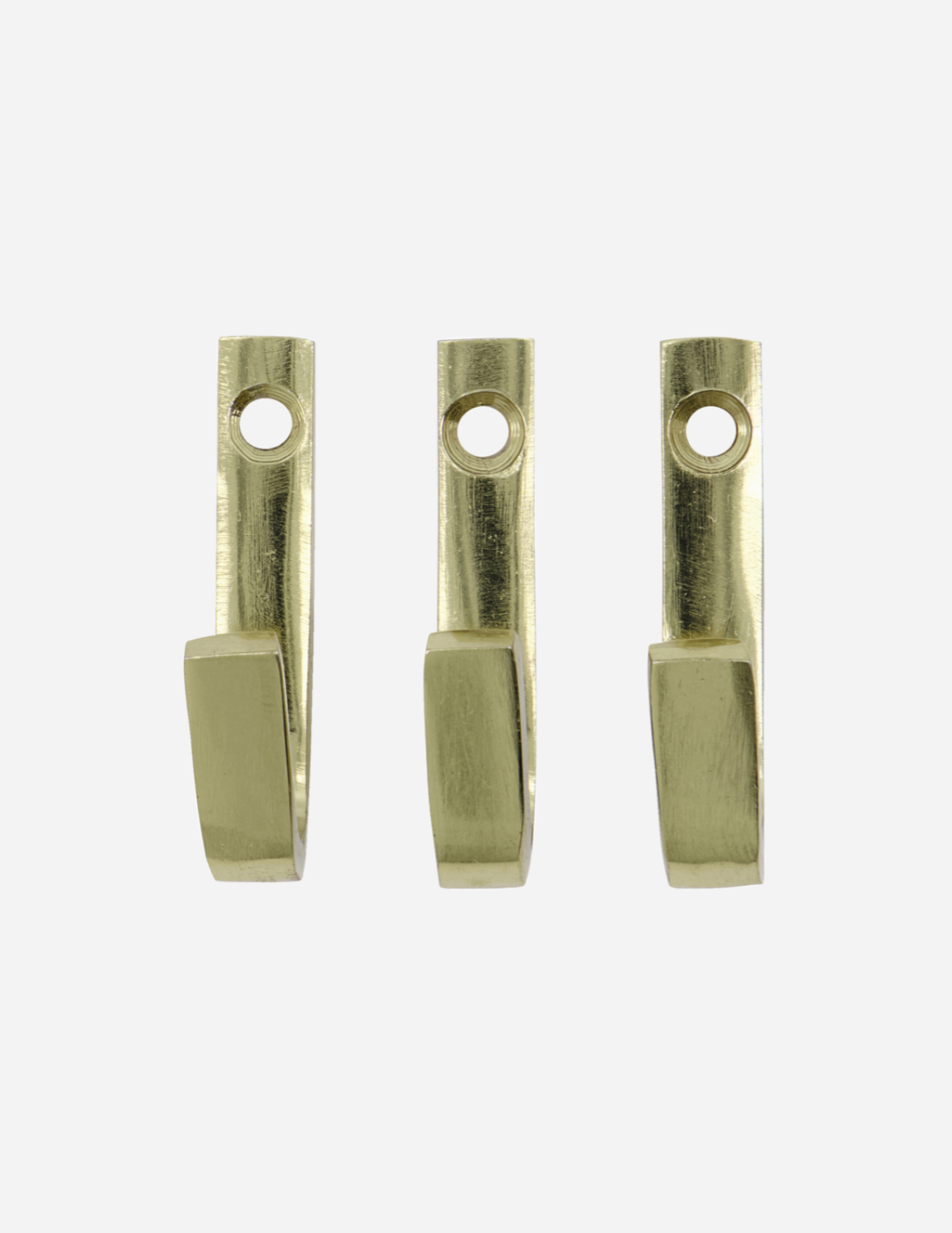 Haken Bath Messing - 3 Stk.