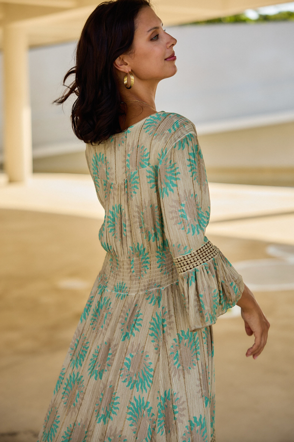 Kleid Boho Coral
