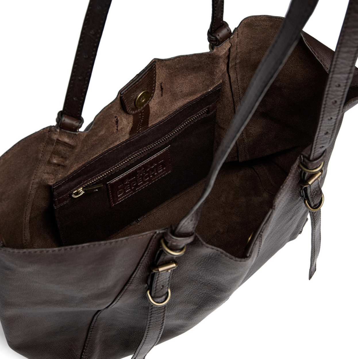 Schultertasche - Dunkelbraun