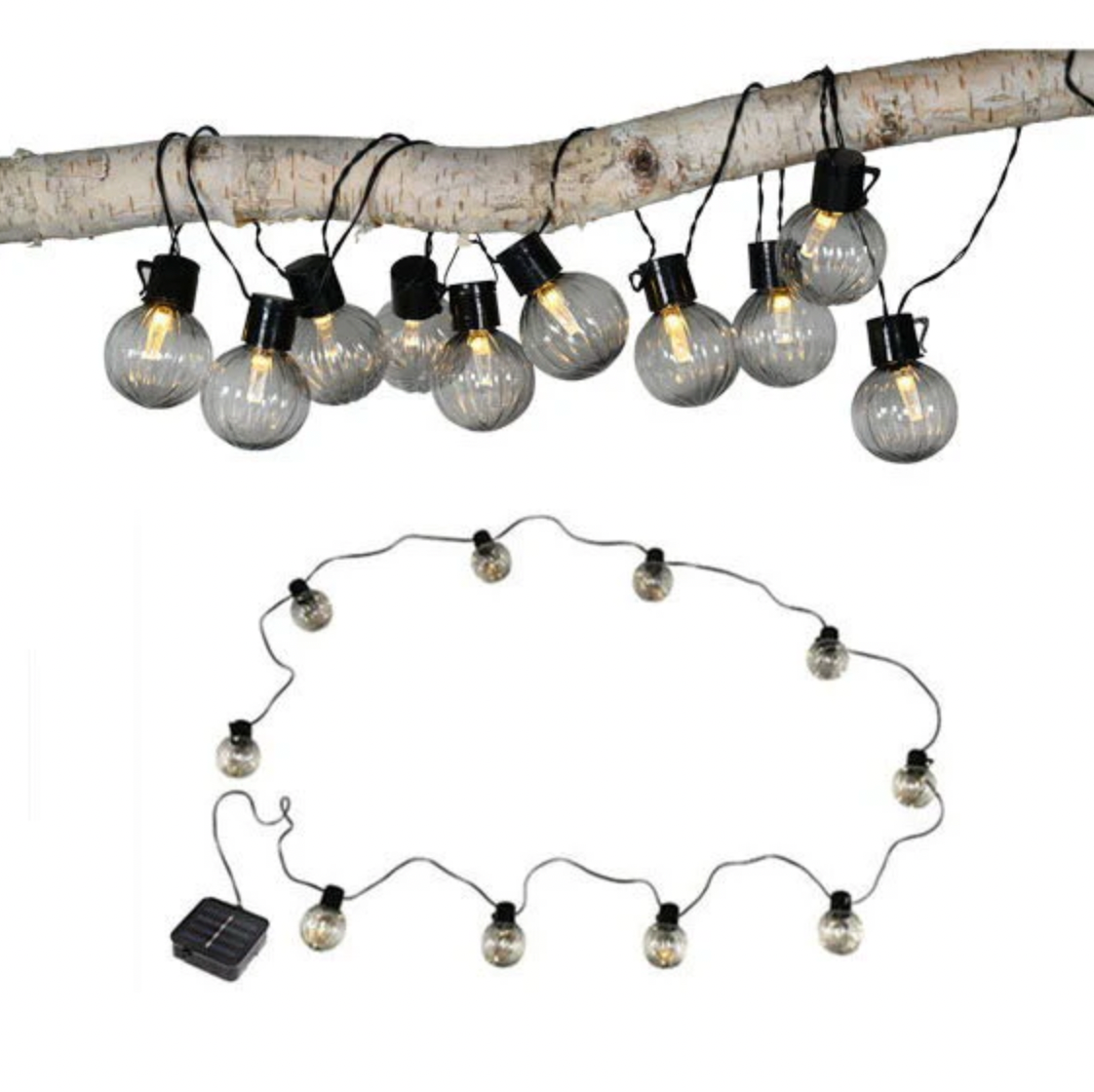 Lichterkette NINNA mit Solarzellen
