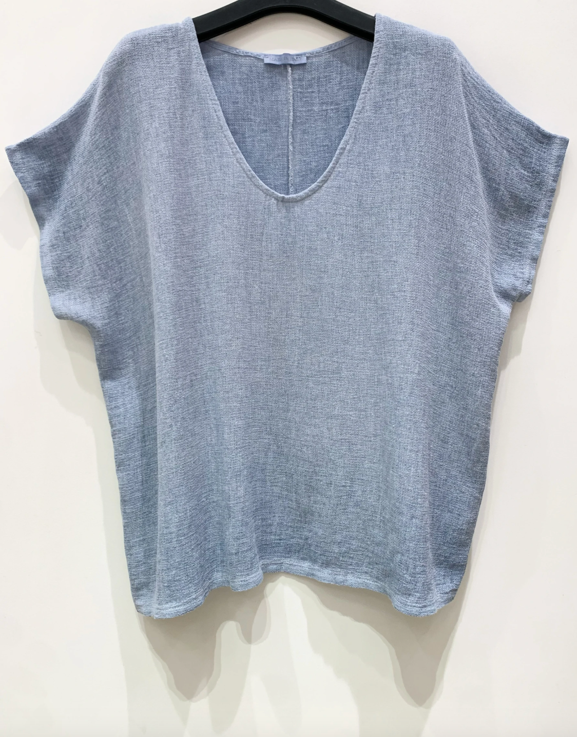 T-Shirt Cozy Leinenmix - Jeans