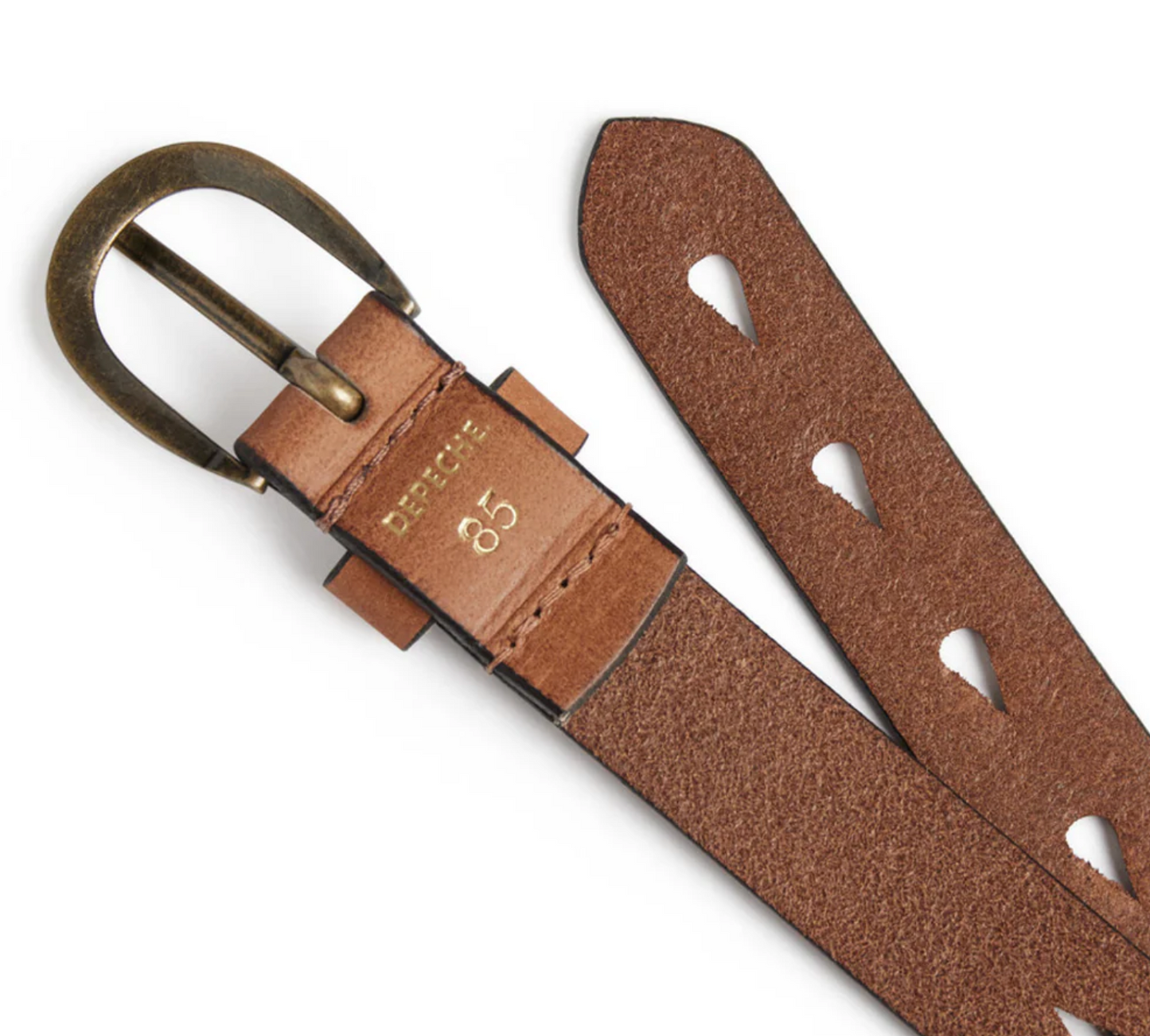 Jeans-Gürtel - Cognac