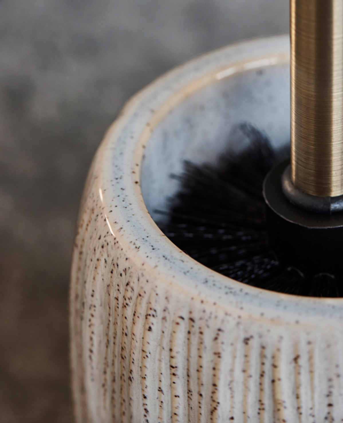Toilettenbürste - Goldfinish