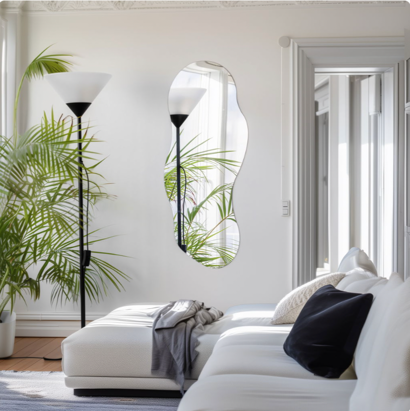 Eleganter Acryl-Wandspiegel – 40 x 80 cm