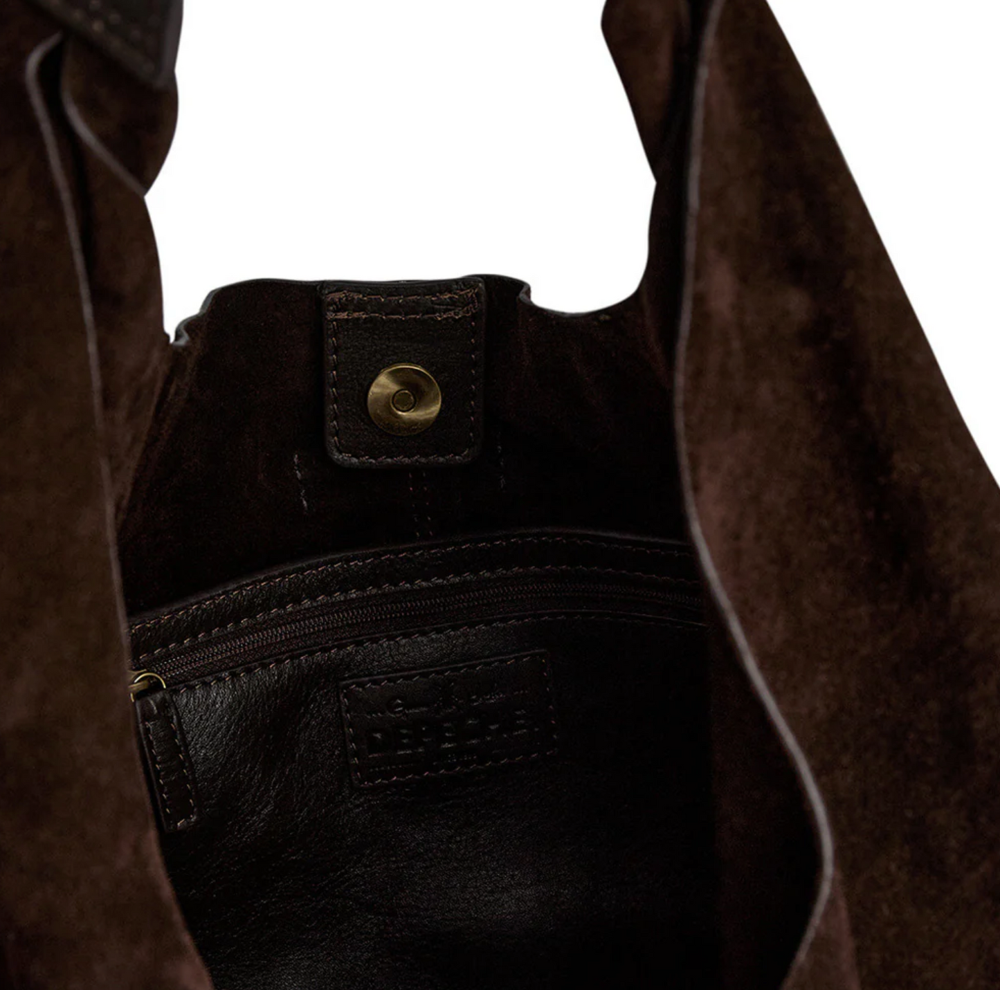 Shopper aus weichem Wildleder - Choko