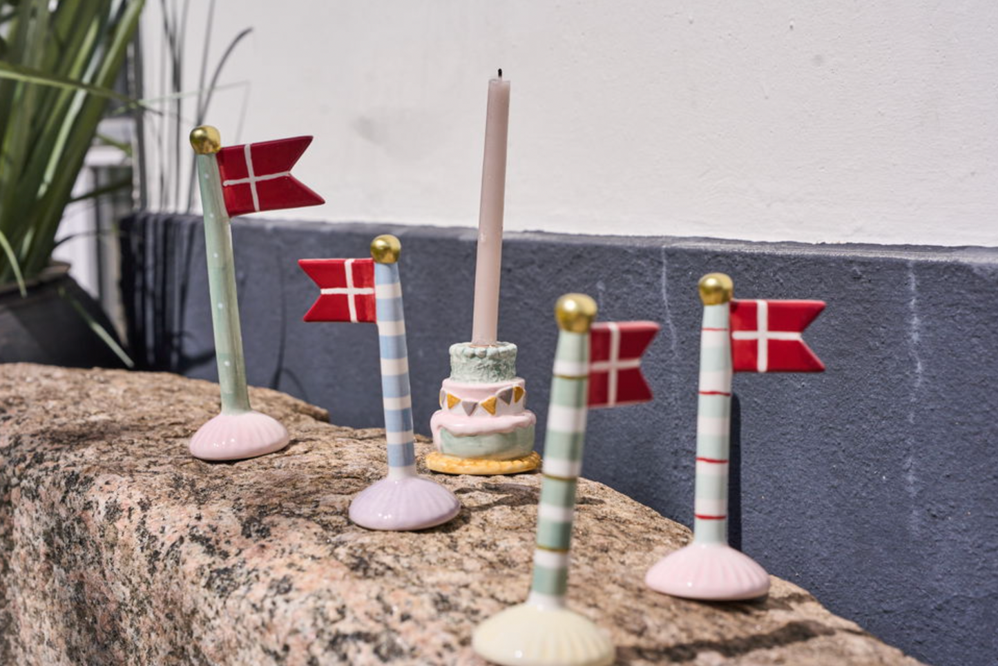 Keramikflagge - Mix H 14cm