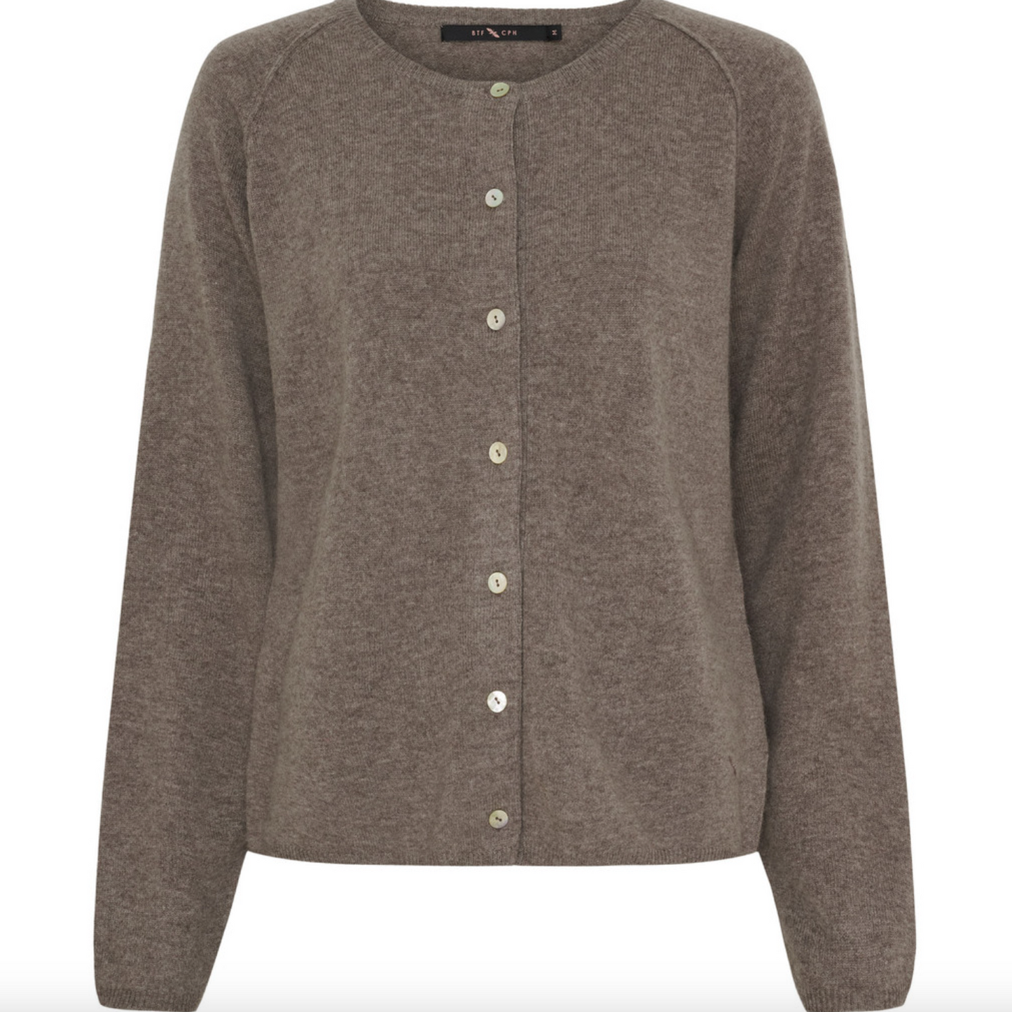 Cardigan Cashmere - Braun Melange