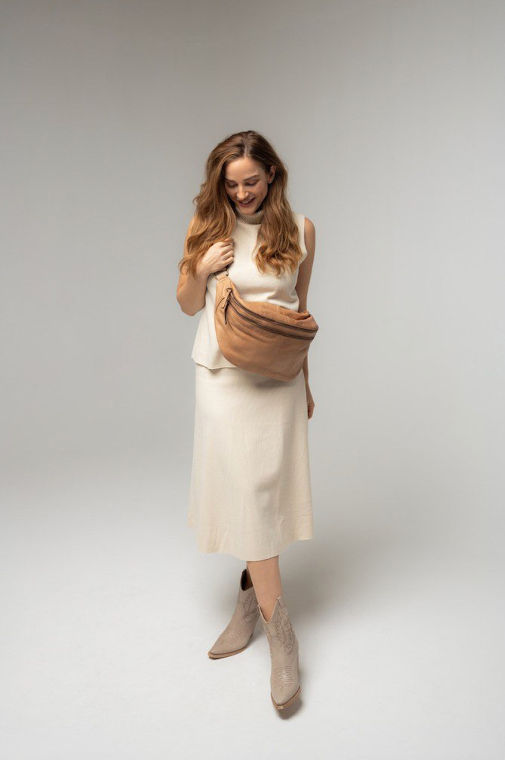 Bauchtasche Jina Big Taupe