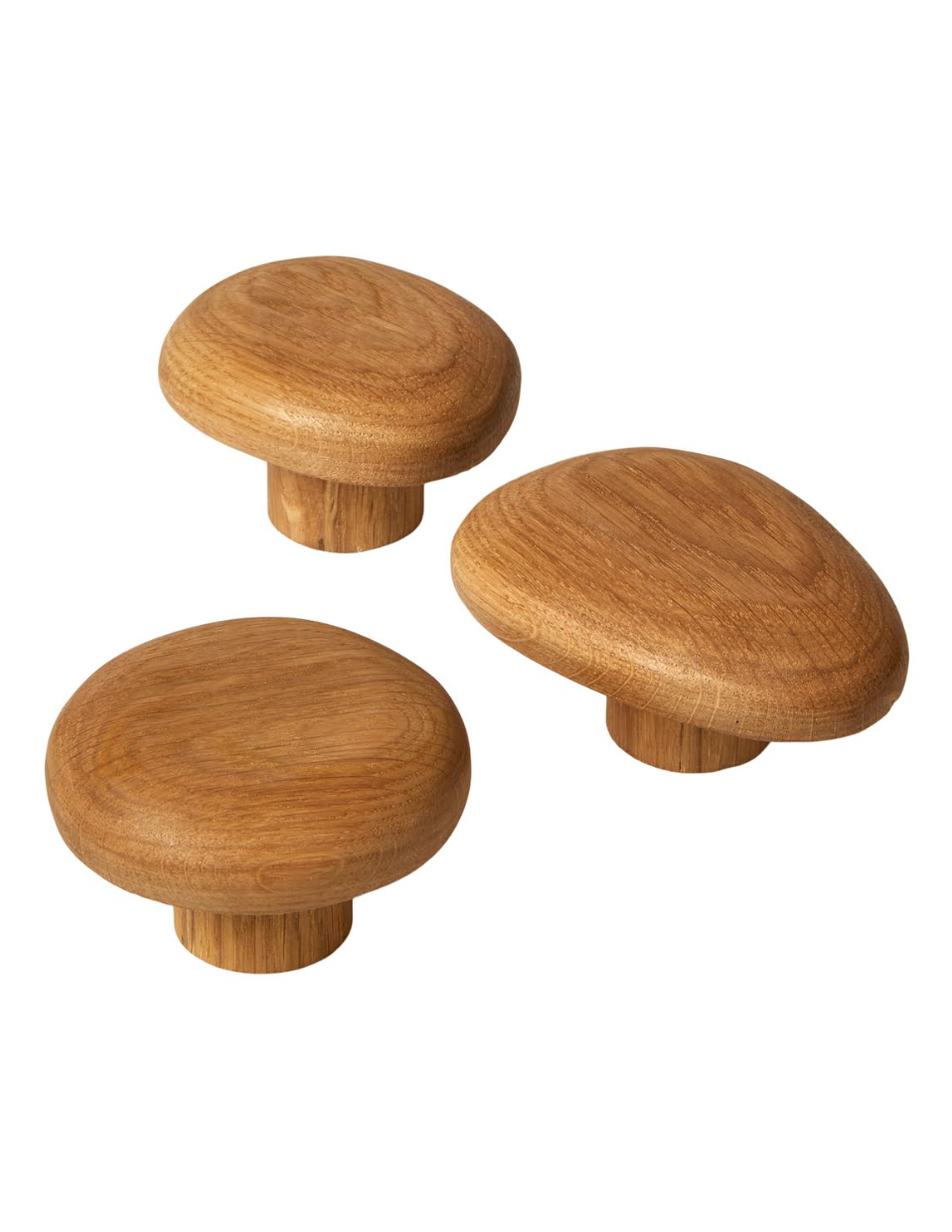 Wandhaken Eiche - Set mit 3 Stk