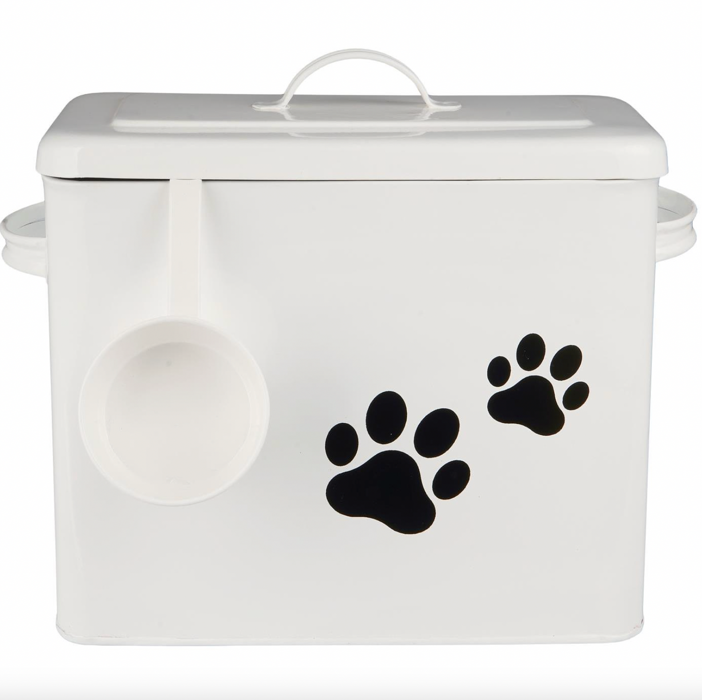 Box mit Deckel für Hundefutter und 1 Messbecher
