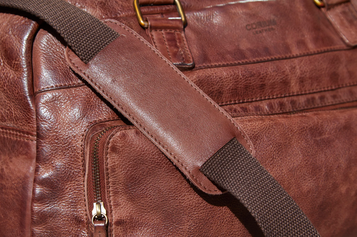 Weekender-Tasche Raw boheme - Brown