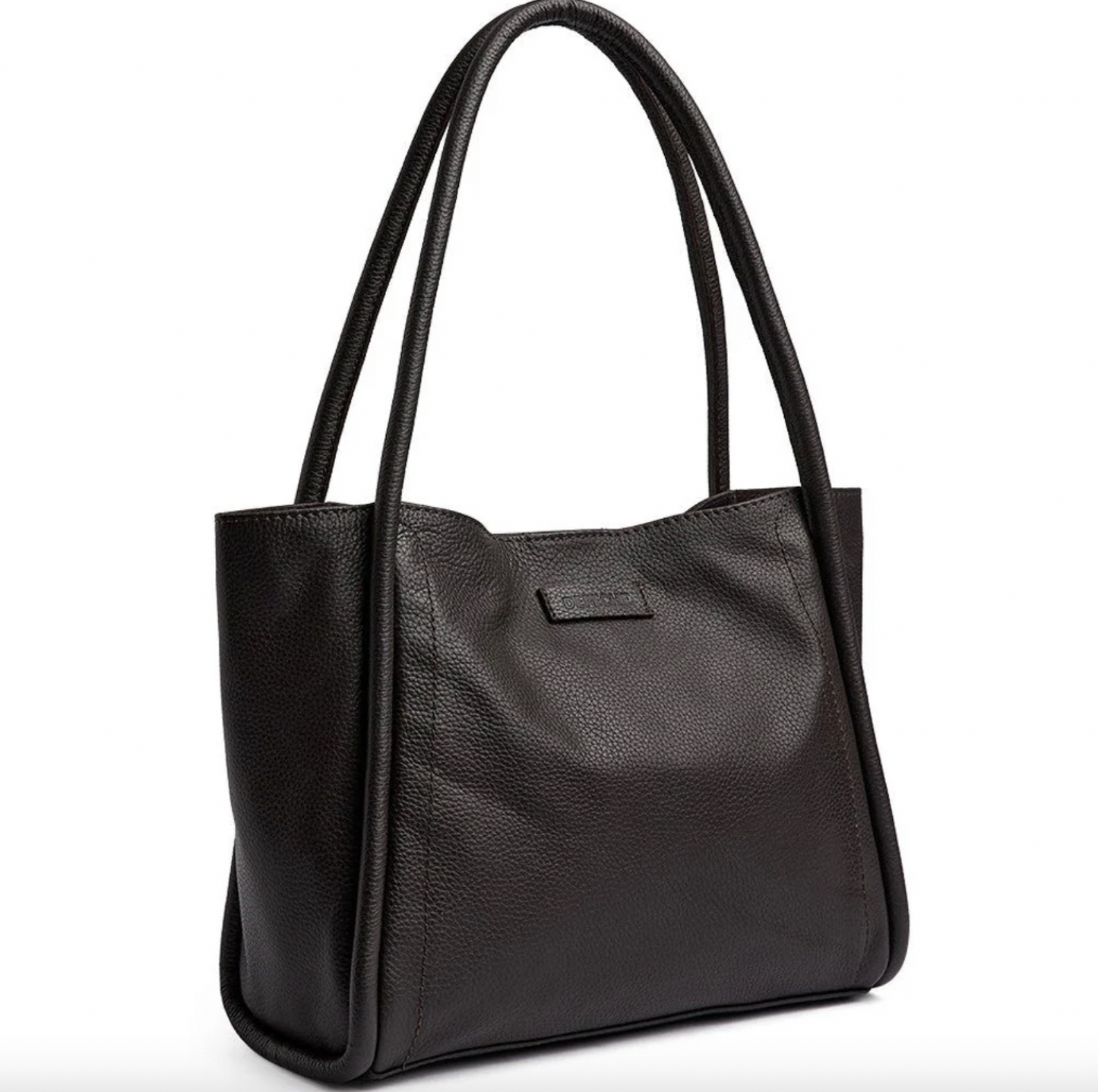 Schultertasche Dunkelbraun