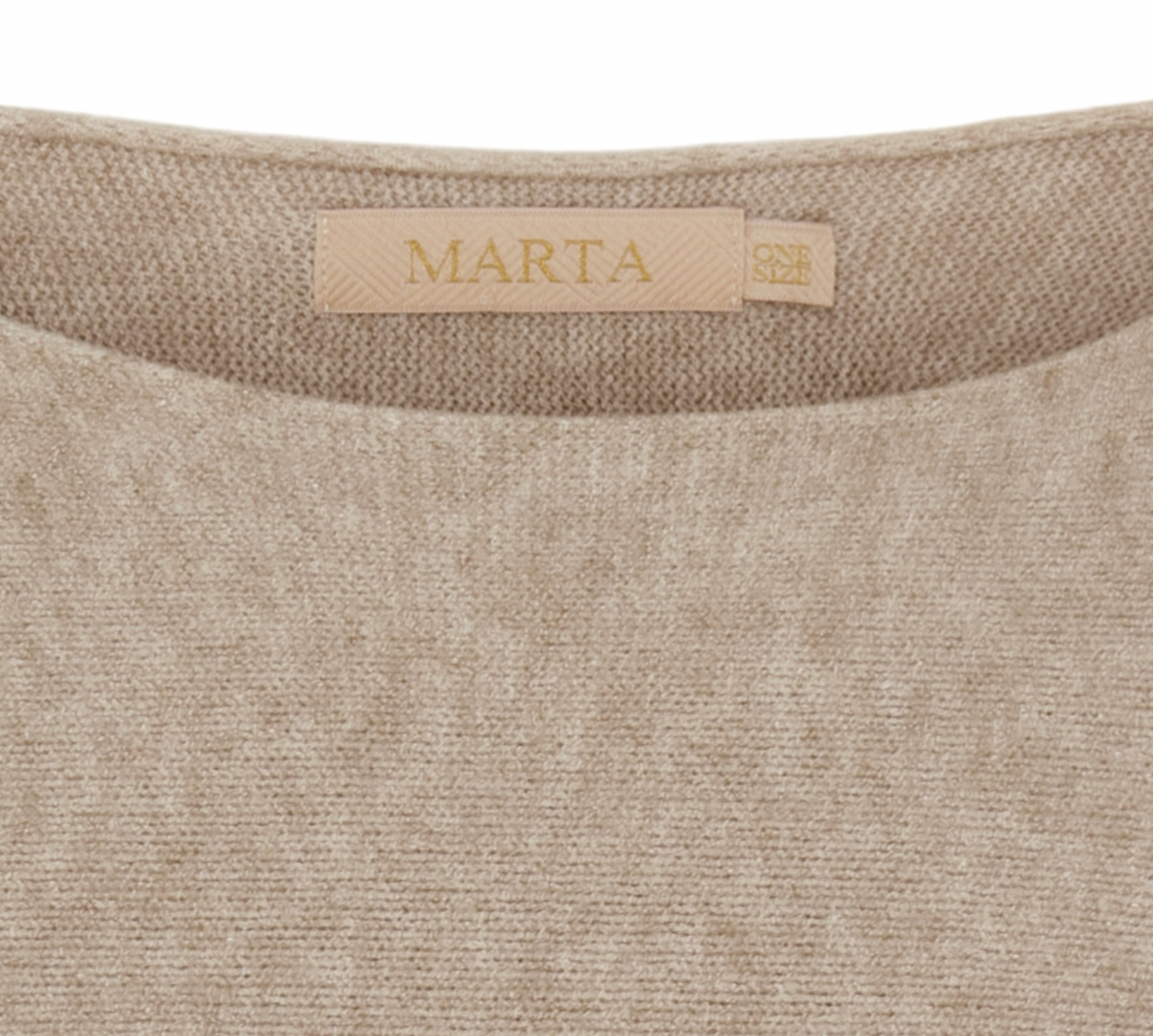 Bluse Sia mittelbeige – Oversize