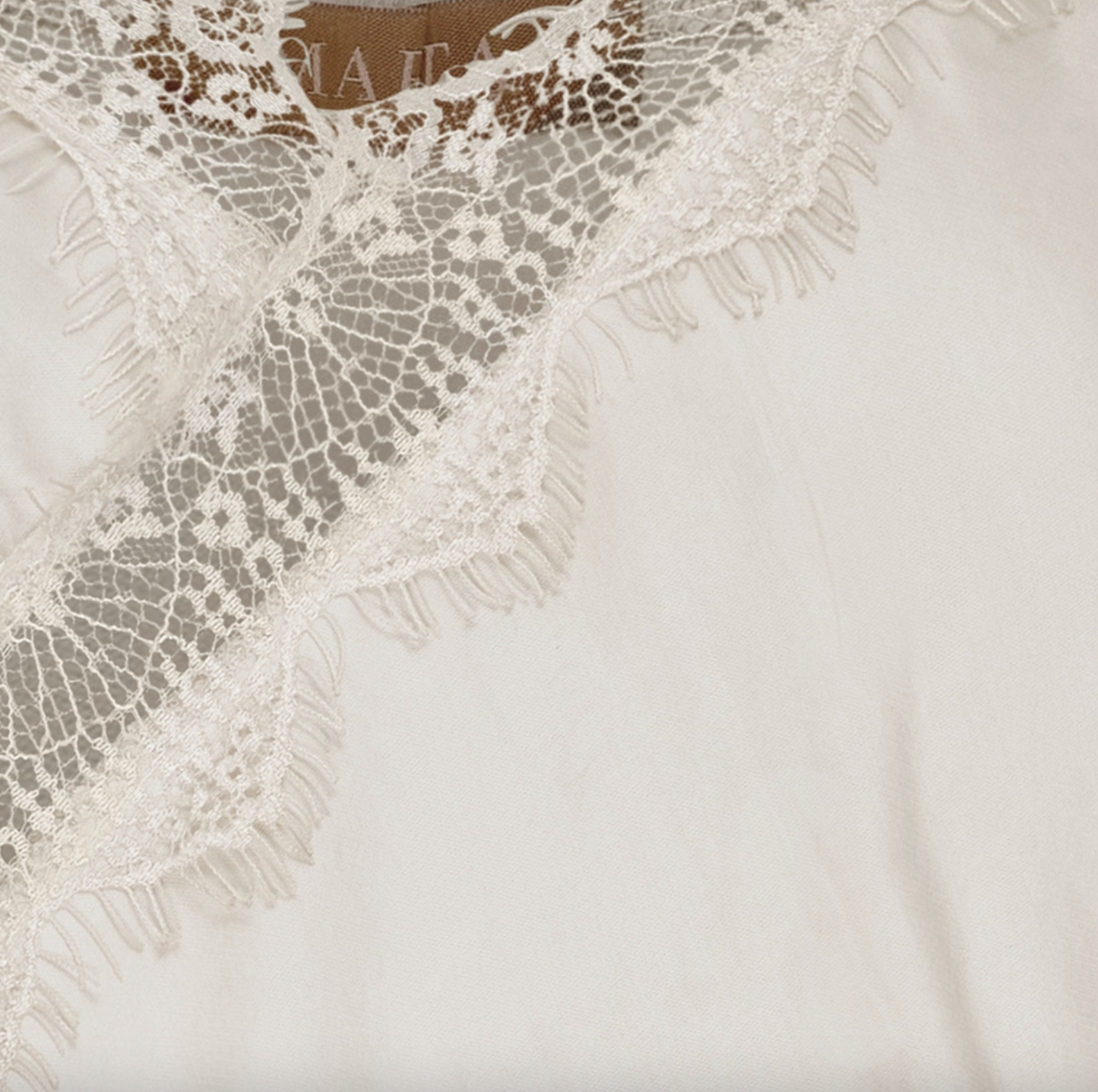 Asymmetrisches Top - Beige