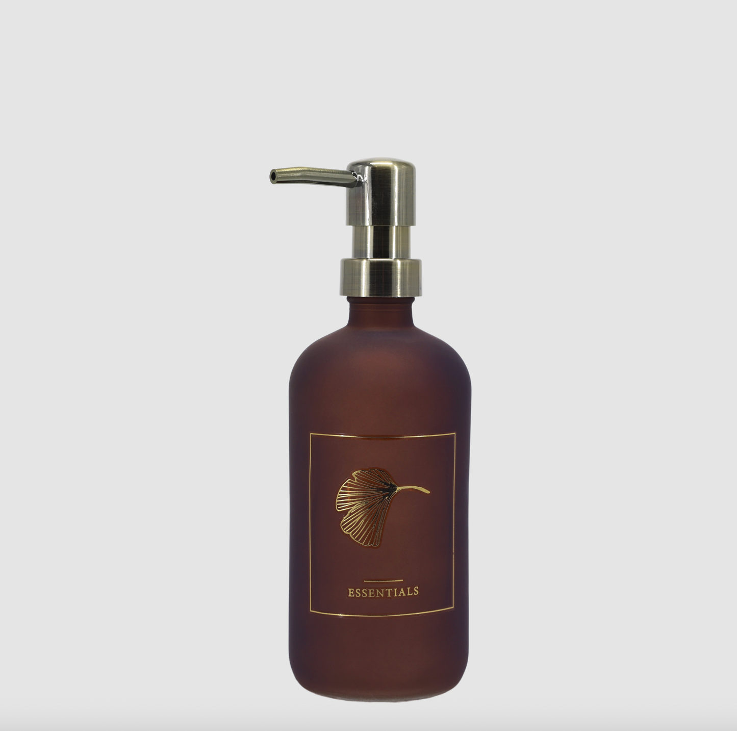 Flasche mit Pumpe - Mocca