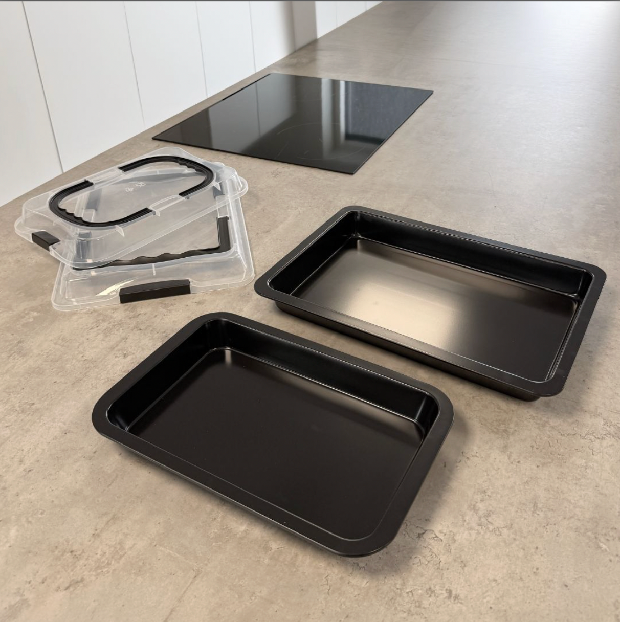 Backblech-Set mit Deckel - 2er-Pack