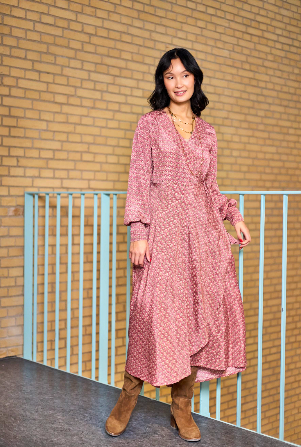 Kleid Luna Wrap - Indie Berry
