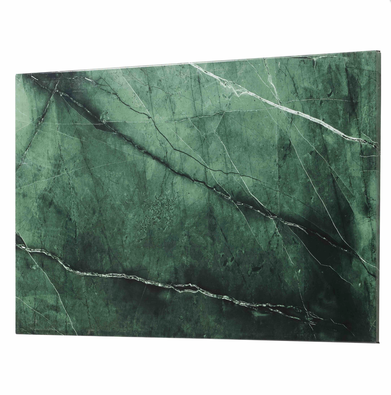 Magnetische Tafel 40x60 - Grüner Marmor-Look