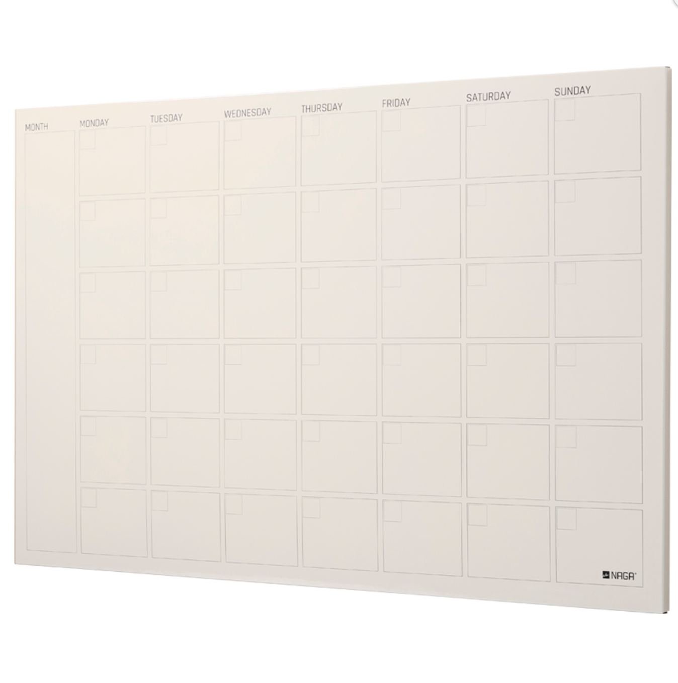Magnettafel beige - Monatsplaner