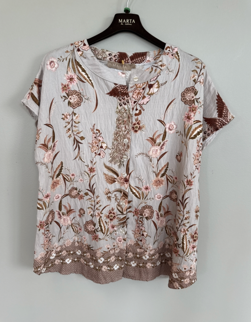 Bluse Jessalyn - grau