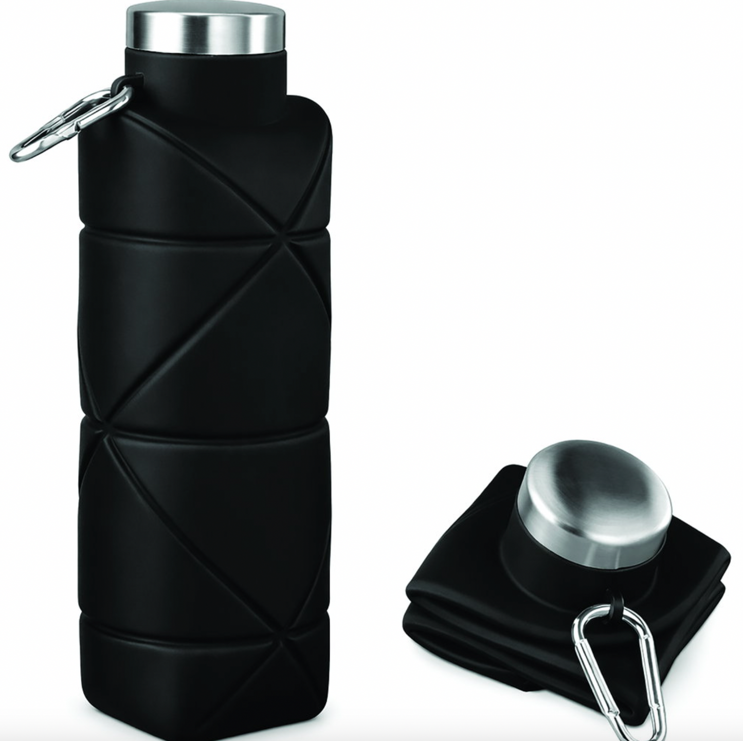 Zusammenklappbare Silikon-Wasserflasche 700 ml